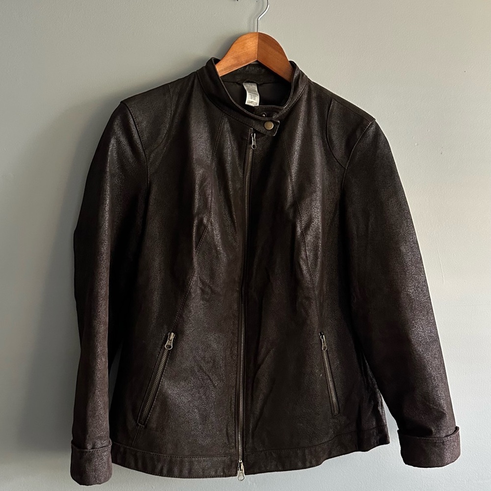 Classic Brown Leather Jacket